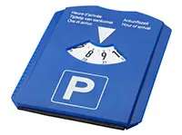 Parkeringsskiva med er logga