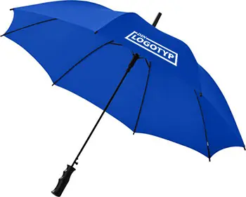 Blått paraply med din logotyp