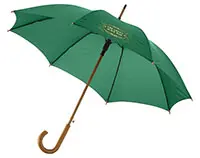 Grönt paraply med din logga