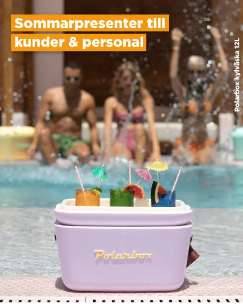 Sommarpresenter till kunder og personal Mercus Yrkeskläder