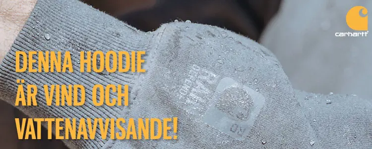 Carhartt Hoodie 101759 vindtät vattenavvisande