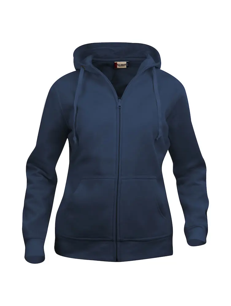 Basic hoodie dam marin