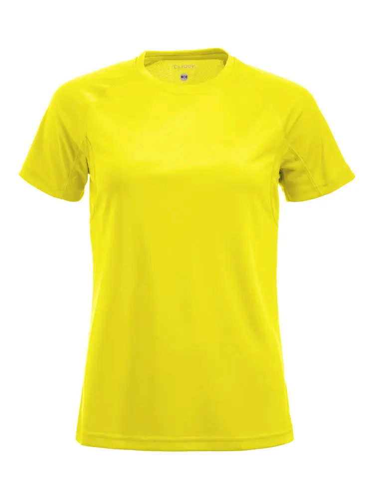 T-shirt Active dam HV gul