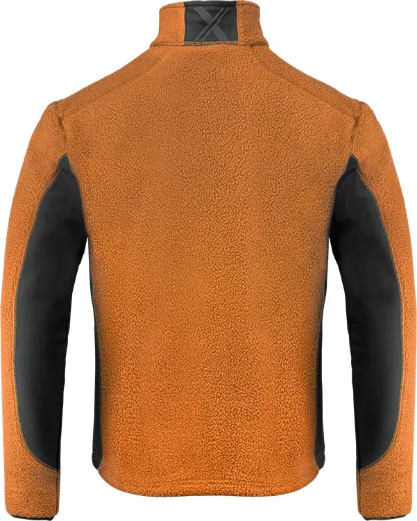 Fleecejacka FJ85 orange/svart