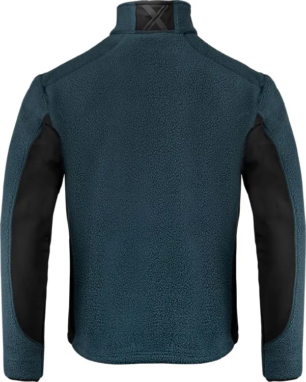 Fleecejacka FJ85 blå/svart