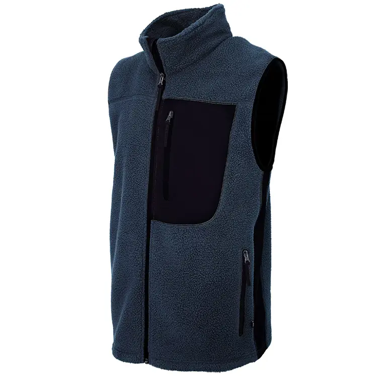 Fleeceväst FV85 marin/svart