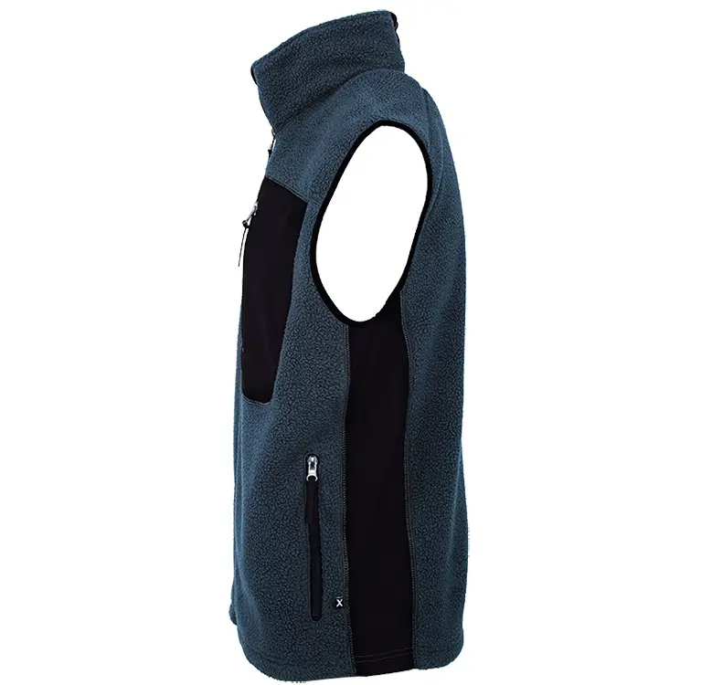 Fleeceväst FV85 marin/svart