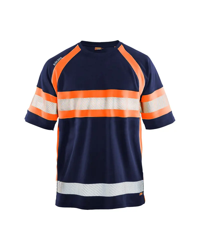 T-shirt 3337-1051 Marin/Orange