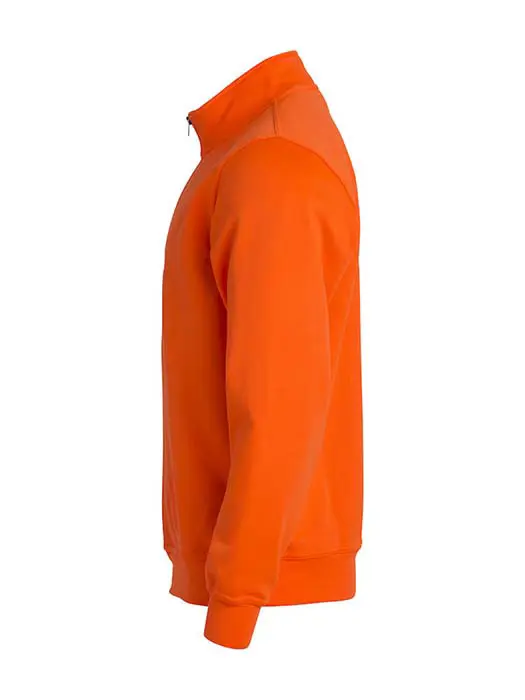 Sweatshirt Halv Zip HV orange