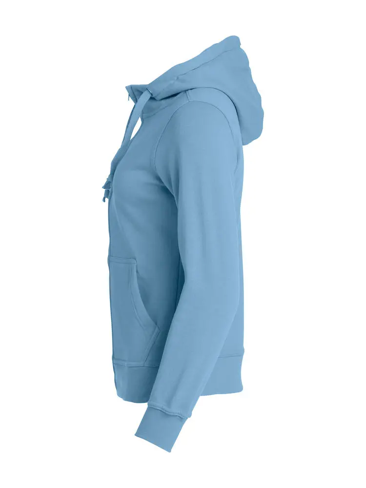 Basic hoodie dam ljusblå