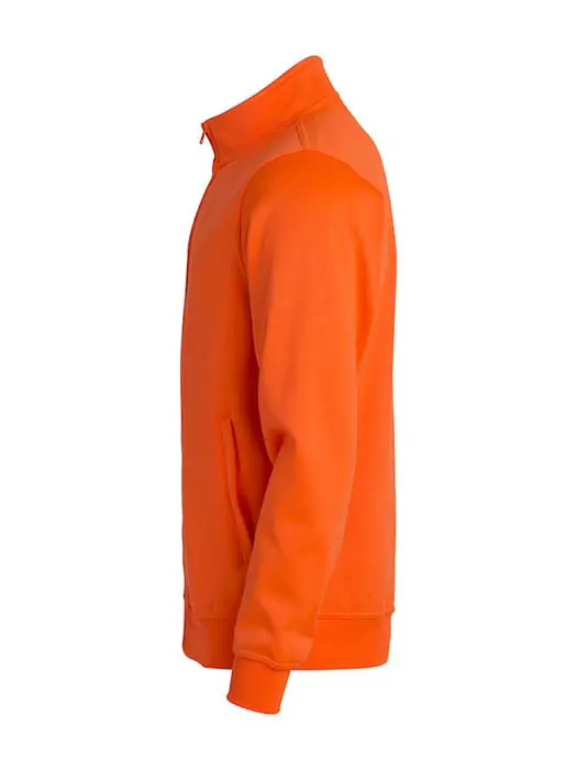 Sweatshirt Hel Zip HV orange