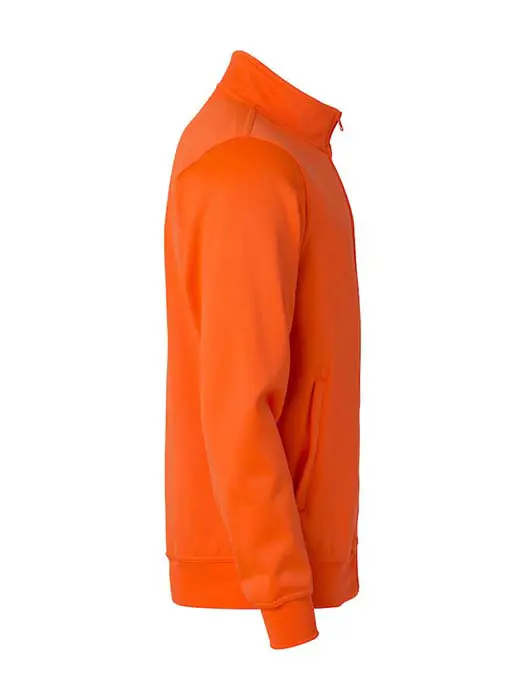Sweatshirt Hel Zip HV orange