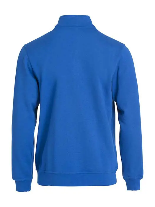 Sweatshirt Hel Zip royalblå