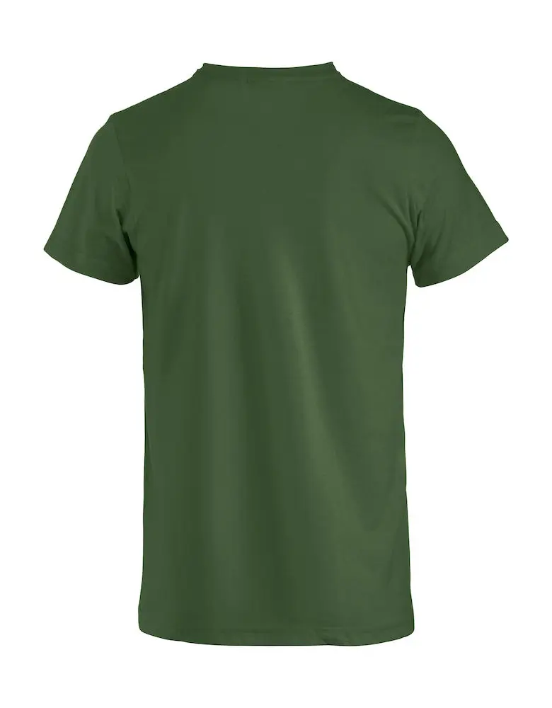 T-shirt Basic buteljgrön