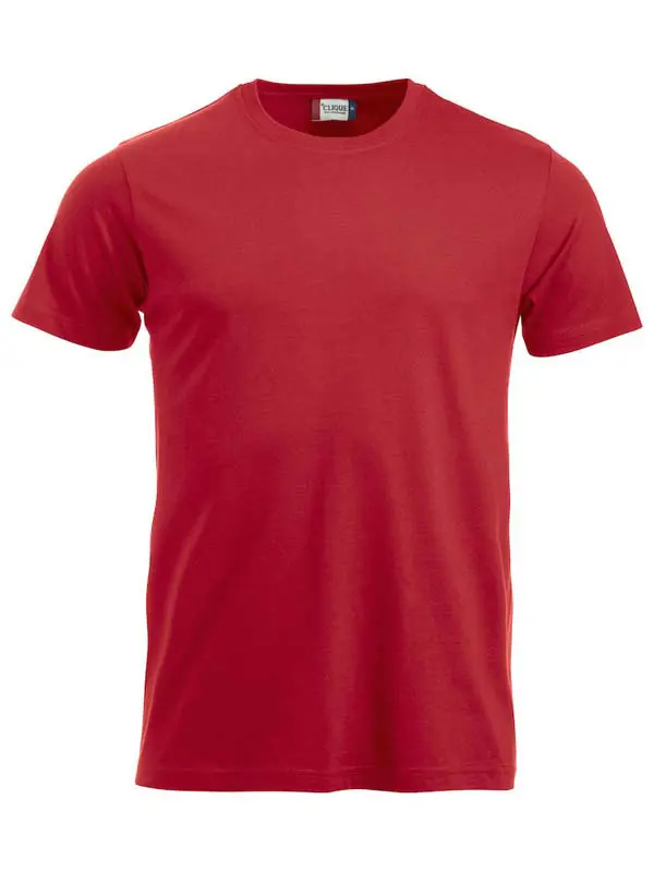 Clique t-shirt new classic röd