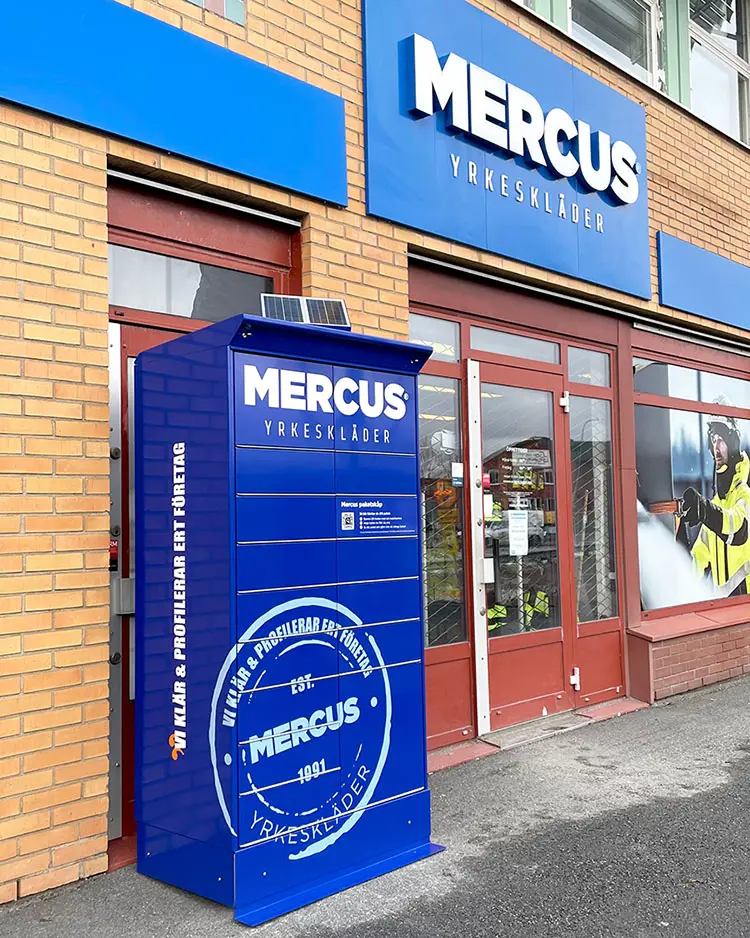 Mercus paketskåp Ringön Göteborg