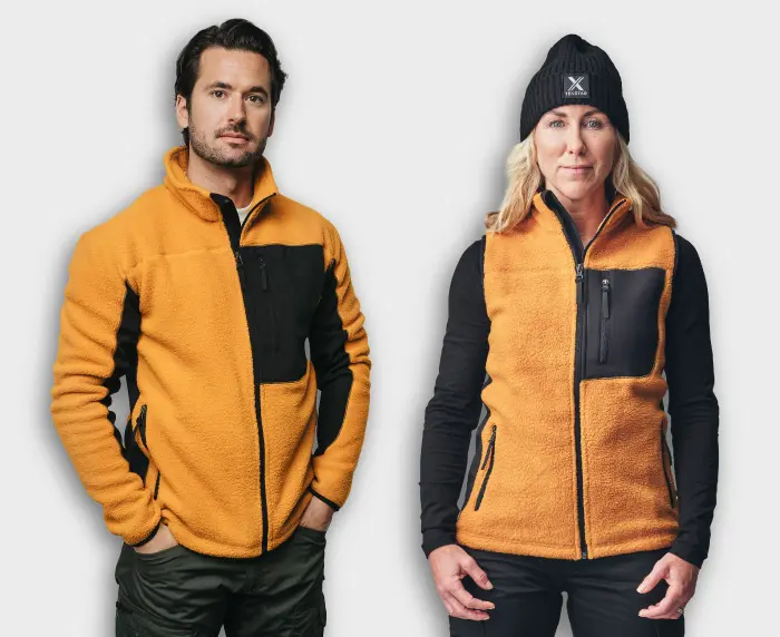 Fleecejacka FJ85 och Fleeceväst WV85 från Texstar